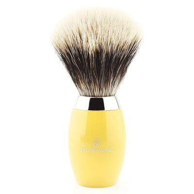 Super Silvertip Badger Shaving Brush - Yellow - JAG SHAVING