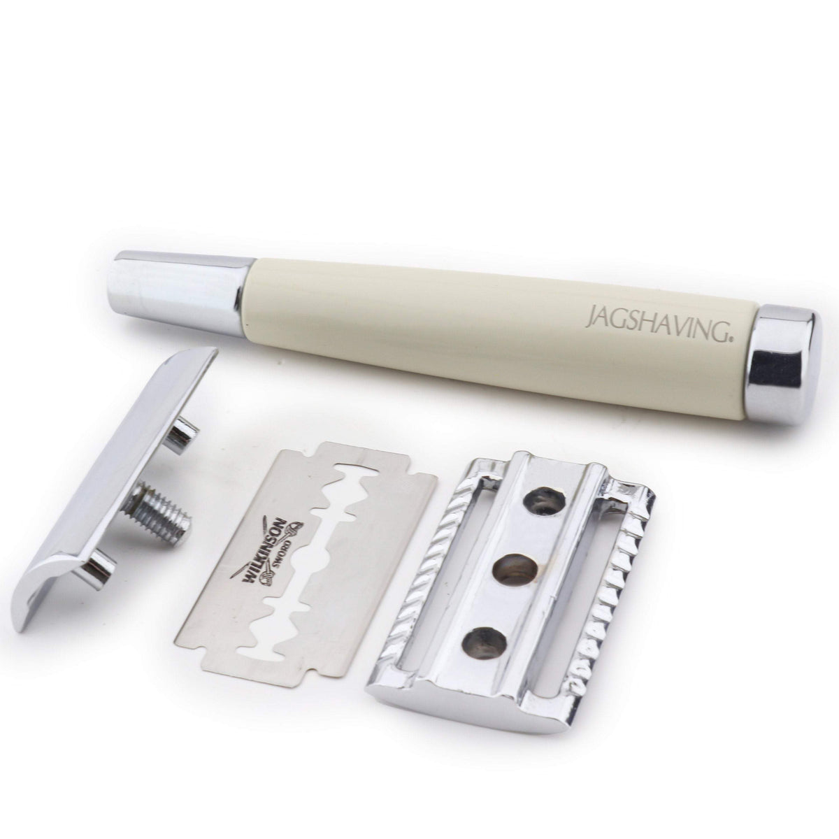 Ivory Safety Razor jag-shaving-best-quality-de-safety-razor-with-aluminum-handle-in-ivory ...