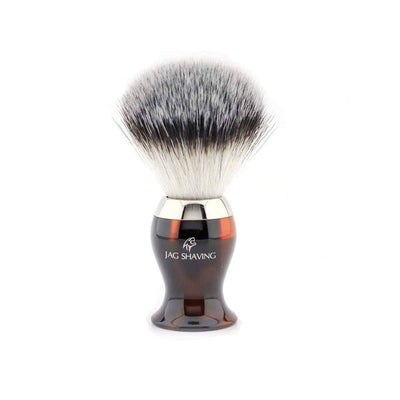 Classic Synthetic Shaving Brush - Brass Handle - JAG SHAVING