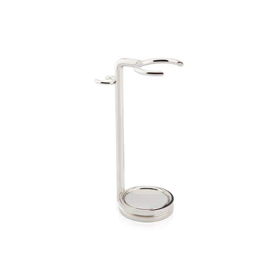 Stainless Steel Shaving Stand - Two Holder Razor & Brush