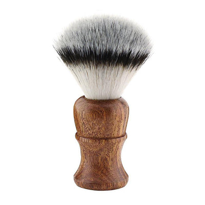 Eco-Friendly Synthetic Shaving Brush - Wooden Handle - JAG SHAVING
