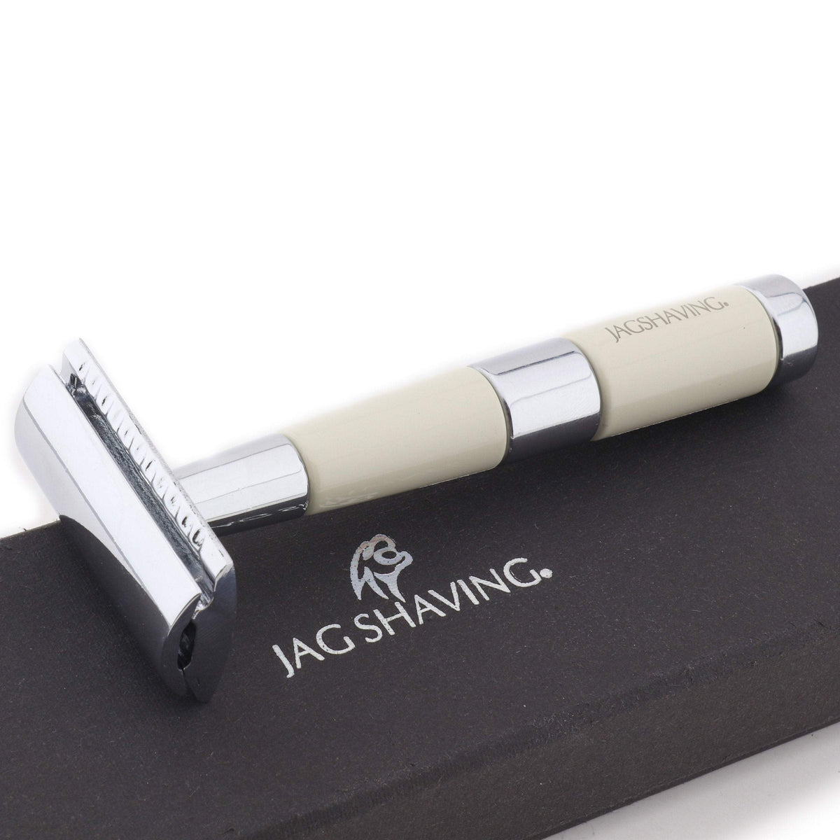 jag-shaving-hand-made-classic-de-safety-razor-with-round-steel-handle ...