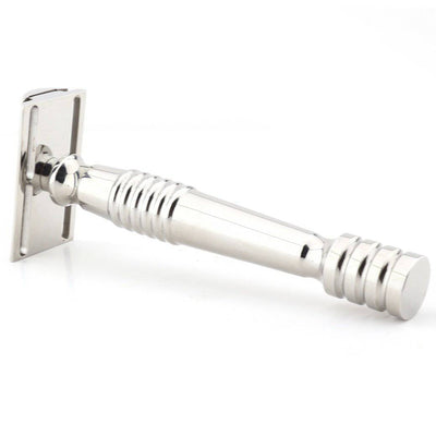 High Quality Classic Stainless steel Double Edge Shaving Razor With long handle - JAG SHAVING
