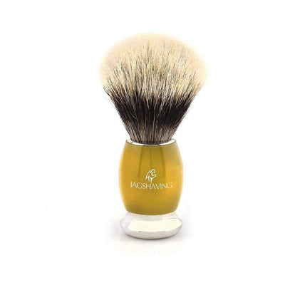 JAG's Silvertip Badger Shaving Brush - Brass handle - JAG SHAVING