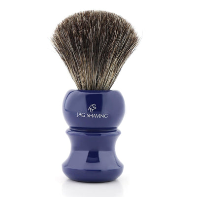 Super Badger Shaving Brush - Blue Handle 